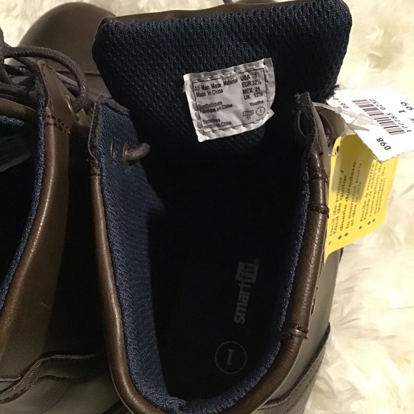 Smart Fit, Boys Brown Boots Size 1 NWT - Picture 3 of 11